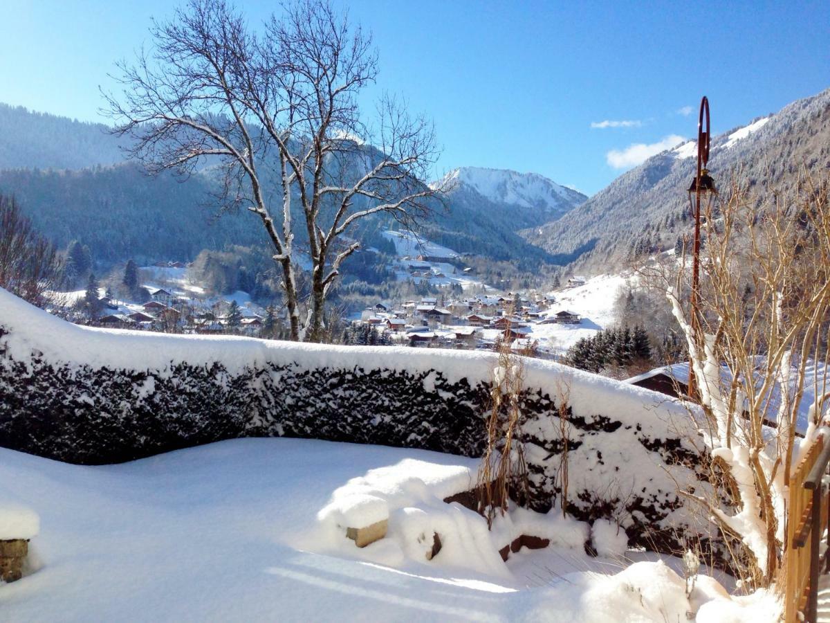 Chalet La Grande Vue Saint-Jean-dʼAulps المظهر الخارجي الصورة