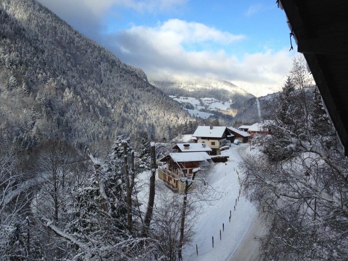 Chalet La Grande Vue Saint-Jean-dʼAulps المظهر الخارجي الصورة