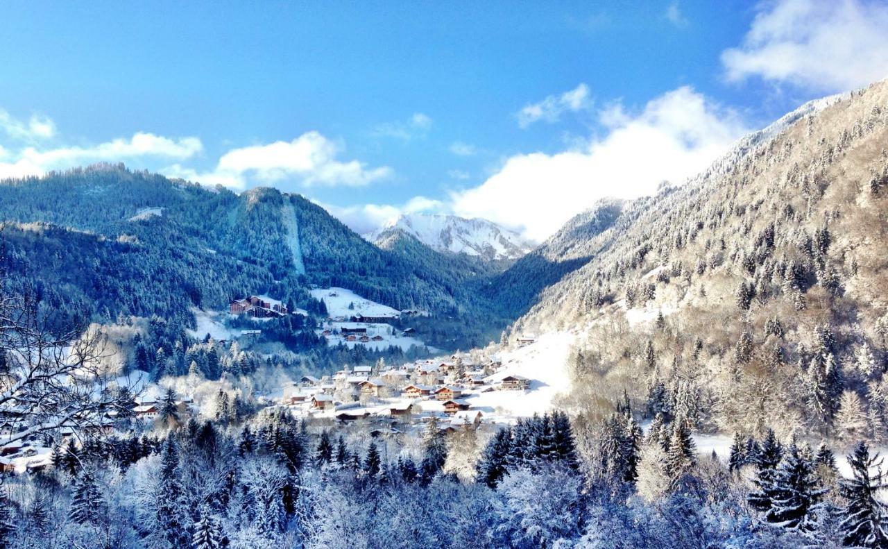 Chalet La Grande Vue Saint-Jean-dʼAulps المظهر الخارجي الصورة
